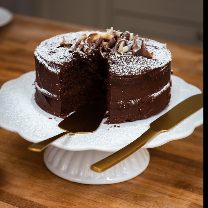 cake stand and cake server